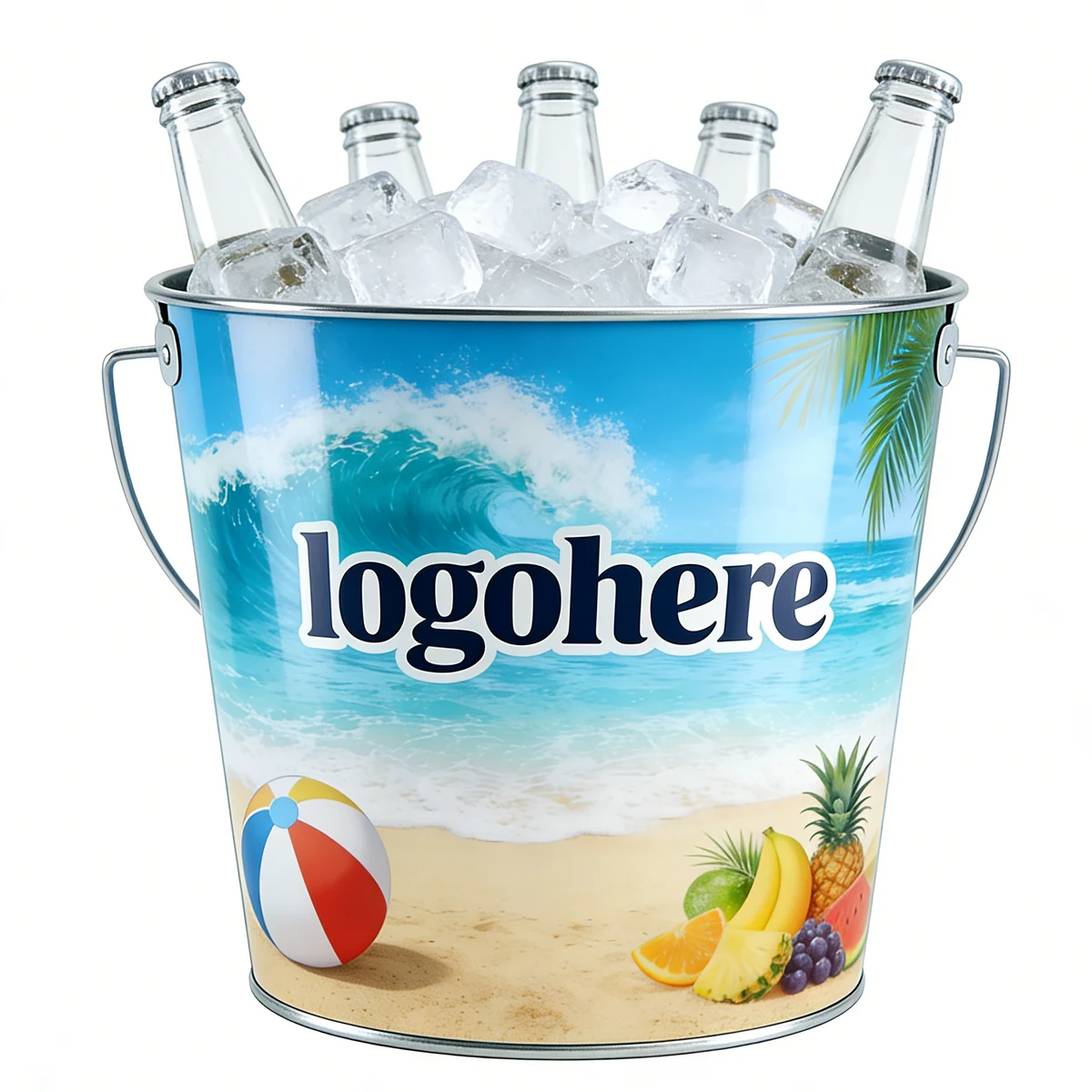 Personalized 5 Liter Metal Drink Bucket 1