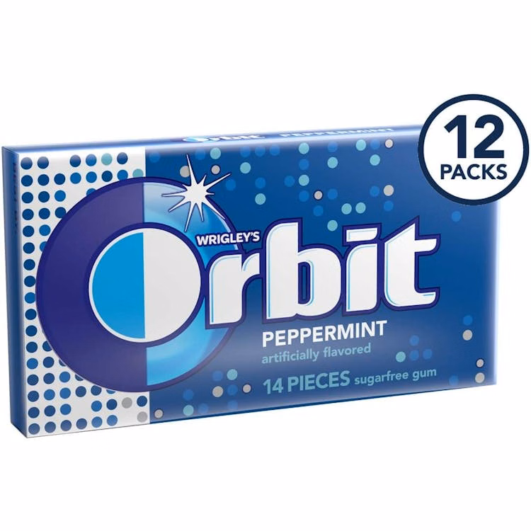 Orbit Peppermint Sugarfree Gum