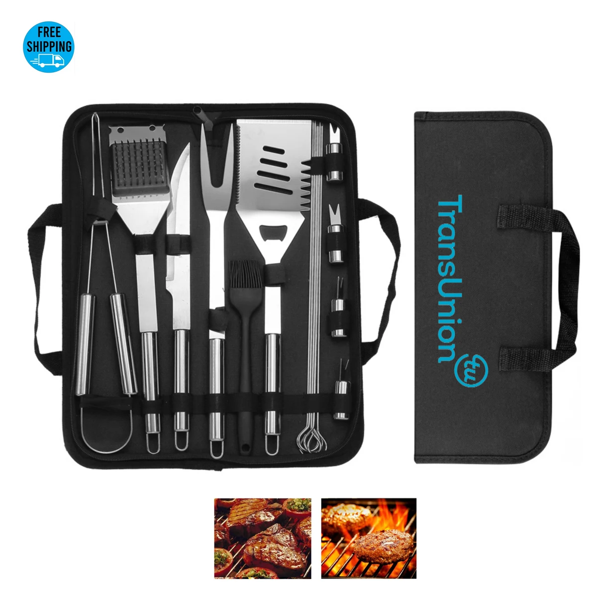 15pcs BBQ Grill Tool Set - OCEAN 1