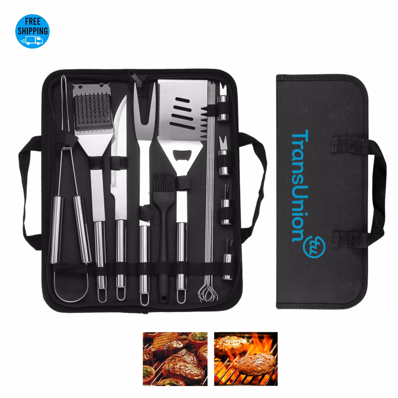 15pcs BBQ Grill Tool Set