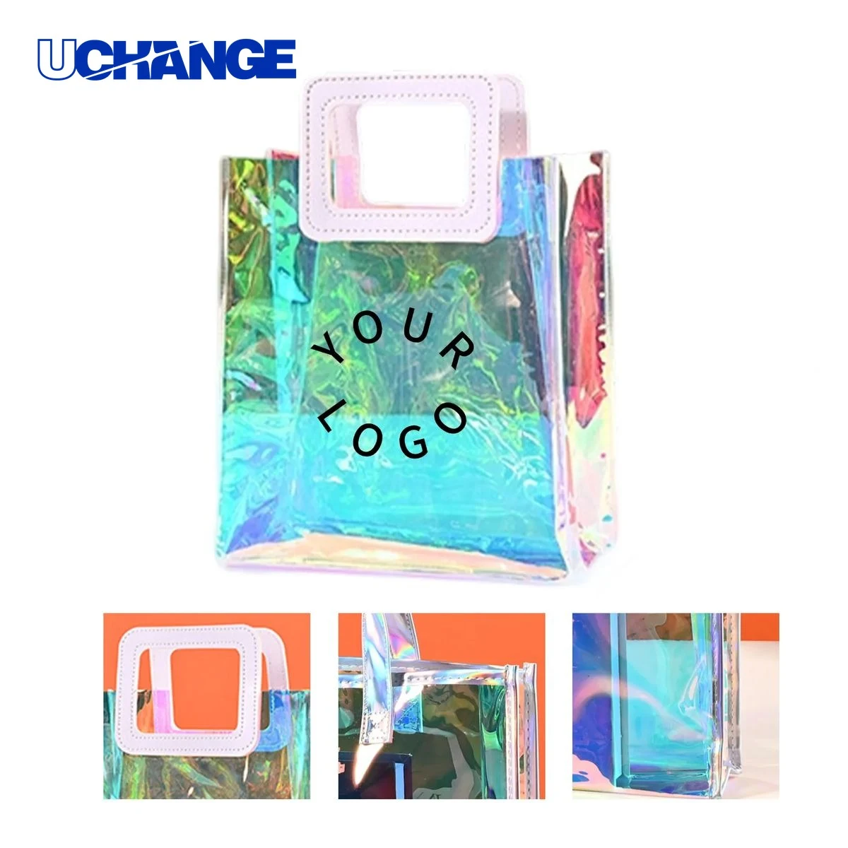 Clear Holographic Tote Bag Carrier 1