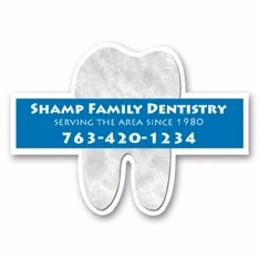 Re-Stick-It Decal (2.25"x3") Tooth Shape