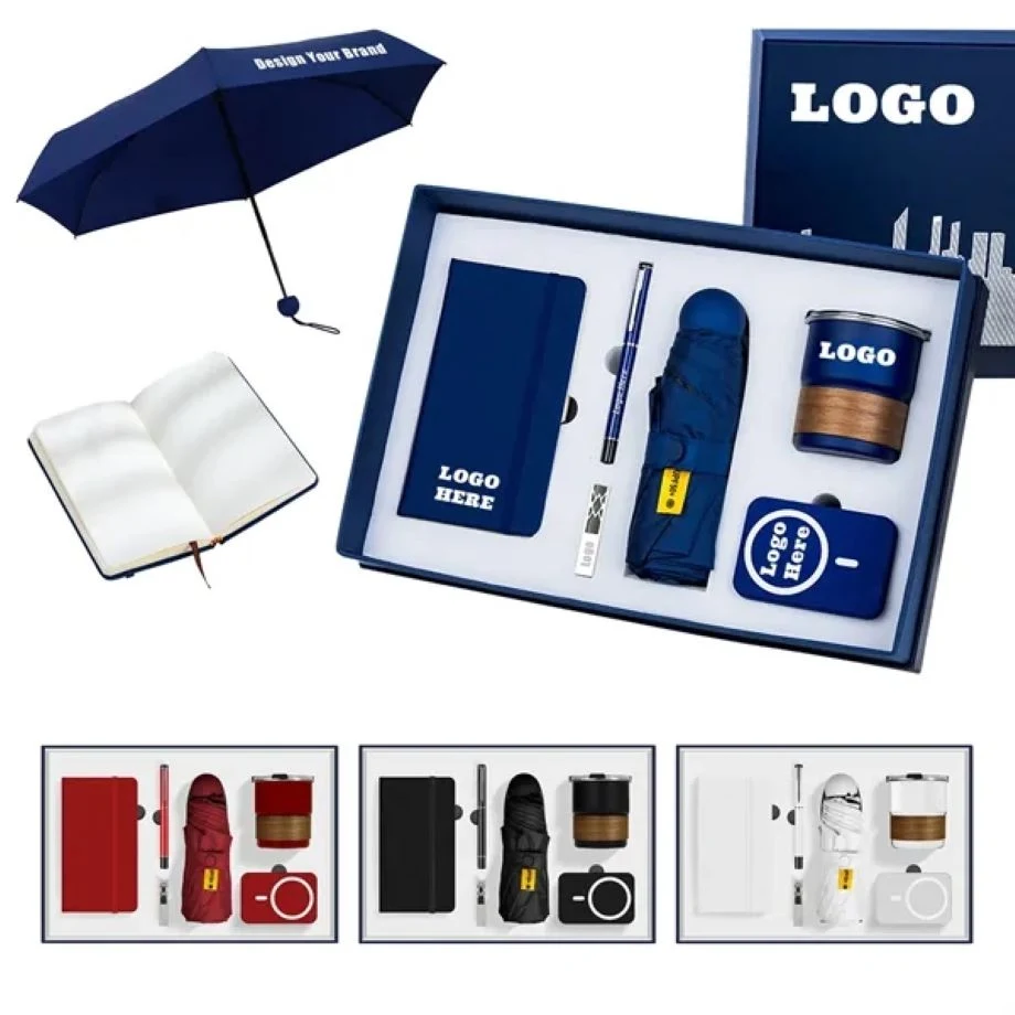 Deluxe 6-in-1 Business Notebook & Tumbler Gift Set 1