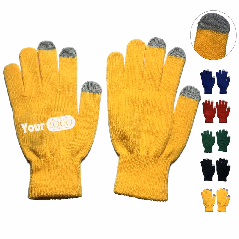 Custom Knit Touchscreen Winter Gloves