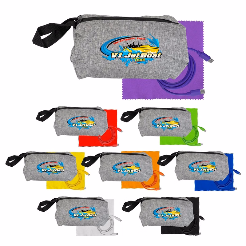 Travel C to C Cable & Cloth Set