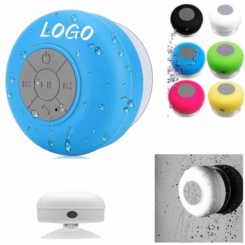 Waterproof Mini Bluetooth Speaker with Suction Cup