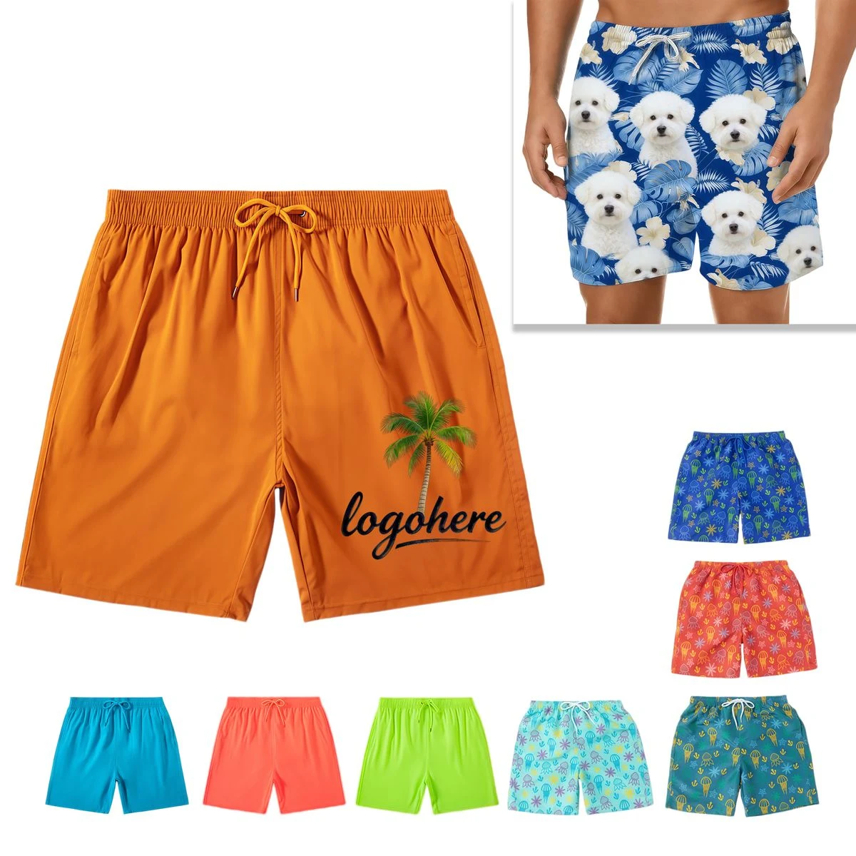Swim Shorts with Mesh Lining 1