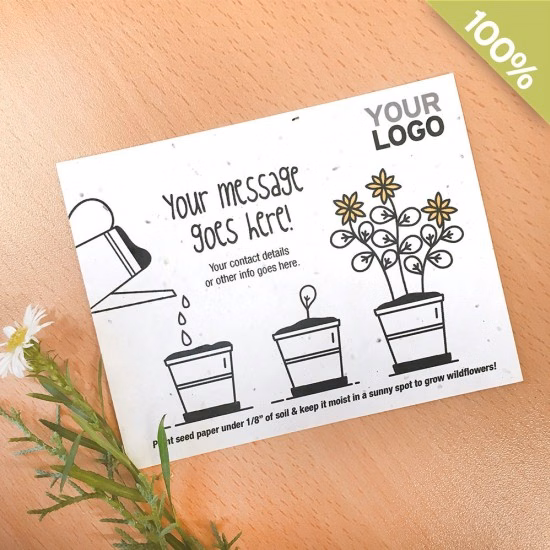 Grow Pots Small Seed Paper Panel Cards