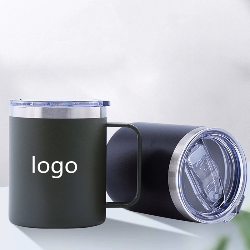 12OZ Stainless Vacuum Insulated Coffee Mug Cup with Handle
