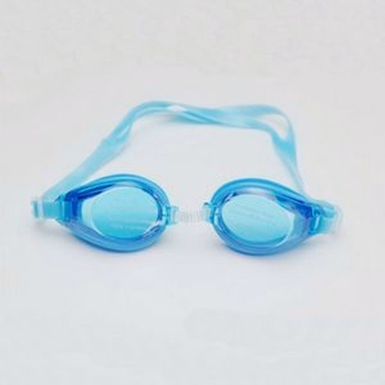 Anti-Fog Mirrored Silicone Swimming Goggles With Earplugs