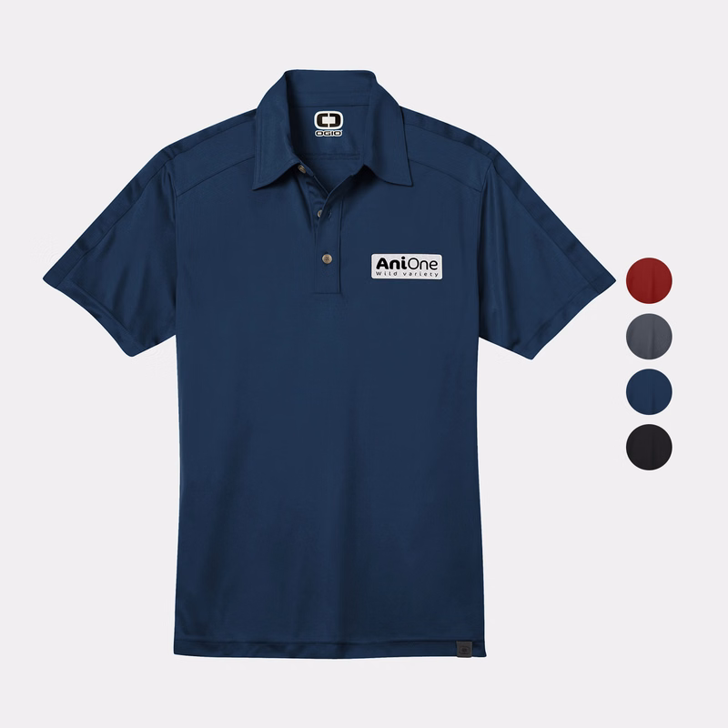 OGIO® Men's Polo T-Shirt w/ 3-Button Placket