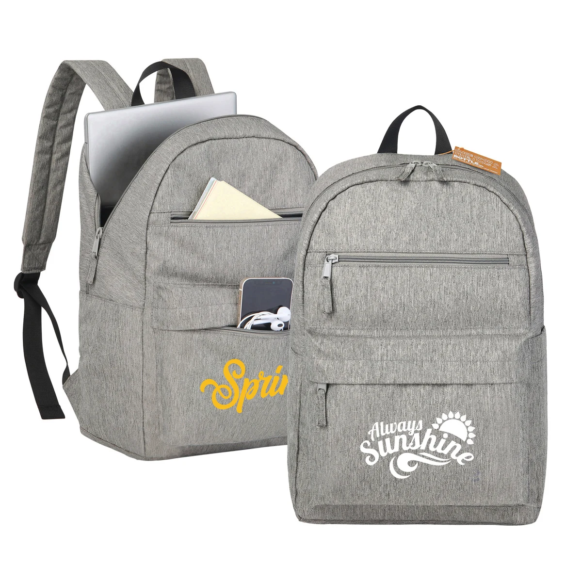 EcoVenture RPET High Tech 15'' Laptop Backpack 1