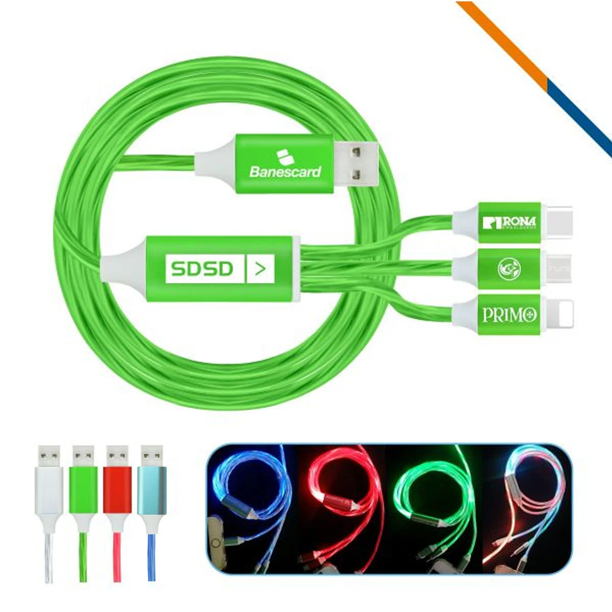 Gleam 3in1 Charging Cable 1