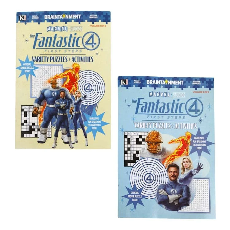 Marvel The Fantastic 4 Variety Puzzles and Activites Books- Two Titles 1