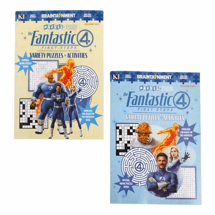 Marvel The Fantastic 4 Variety Puzzles and Activites Books- Two Titles