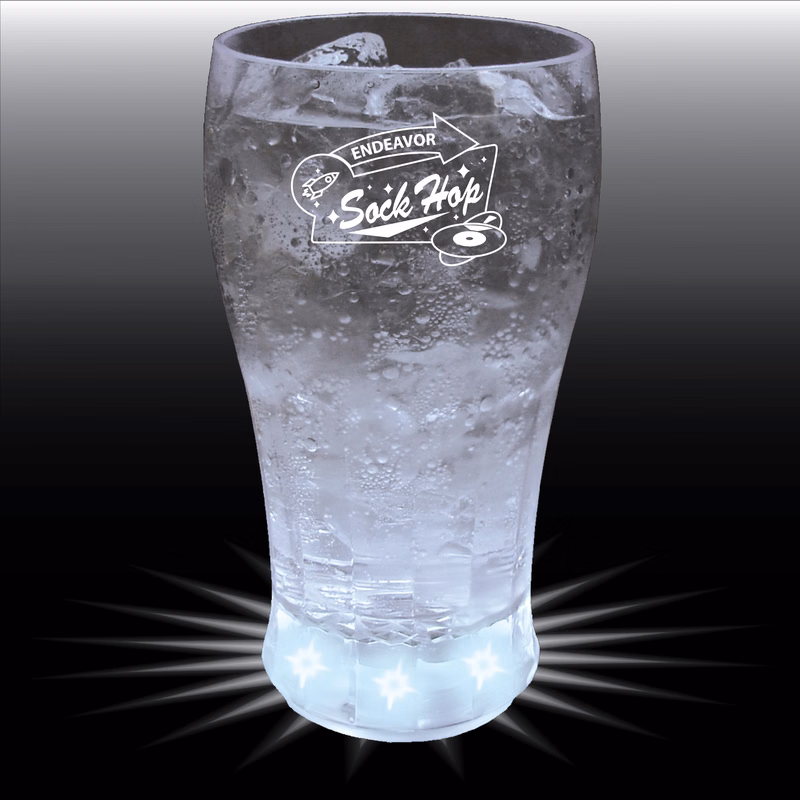 12oz 5-Light Plastic Fluted Bell Soda Cup