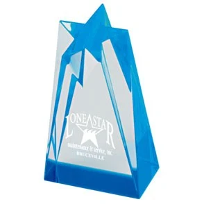Sculpted Star Acrylic Award (3 1/2"x6") 1