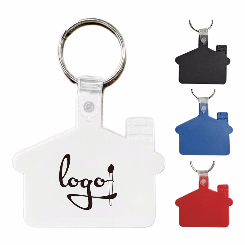 PVC House Shape Keychain