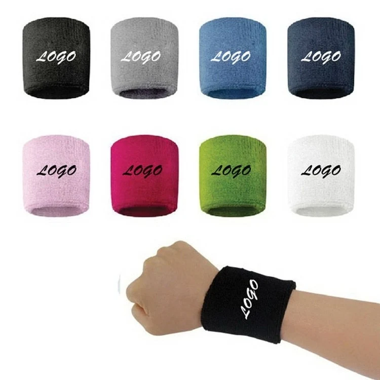 Sport Wrist Sweatband Cotton 1