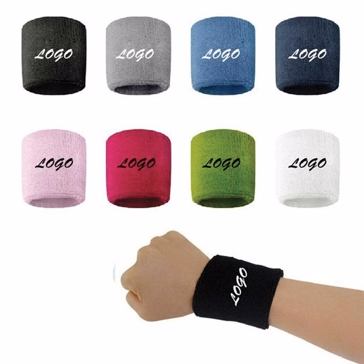 Sport Wrist Sweatband Cotton