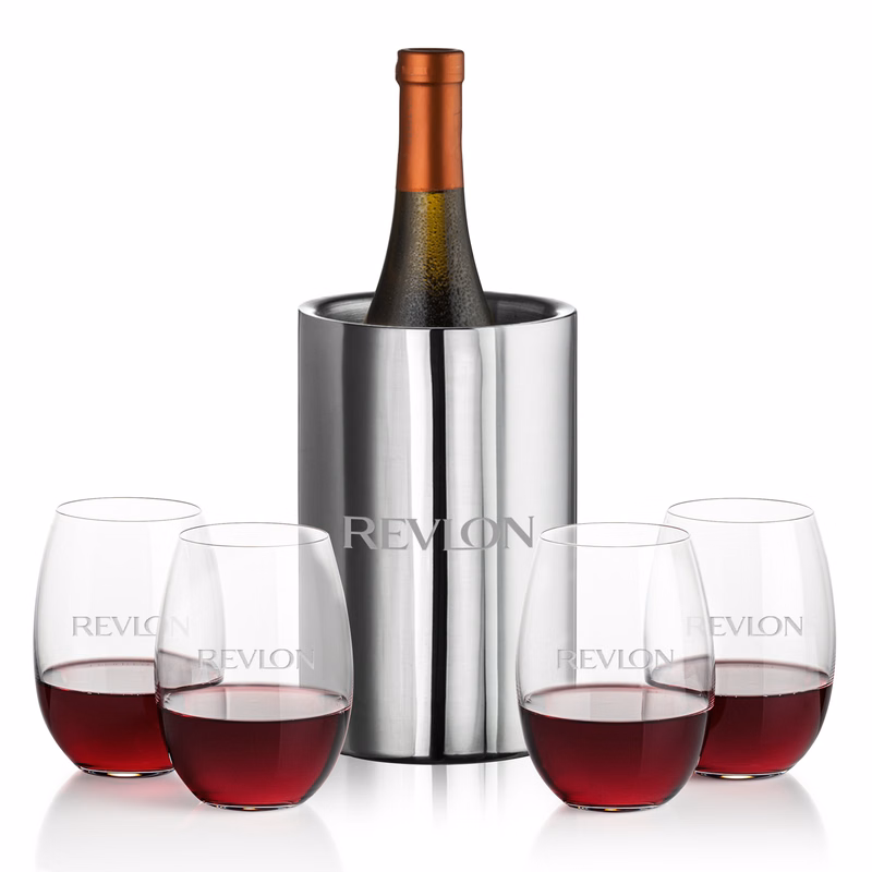 Jacobs Wine Cooler & Carlita Stemless Wine