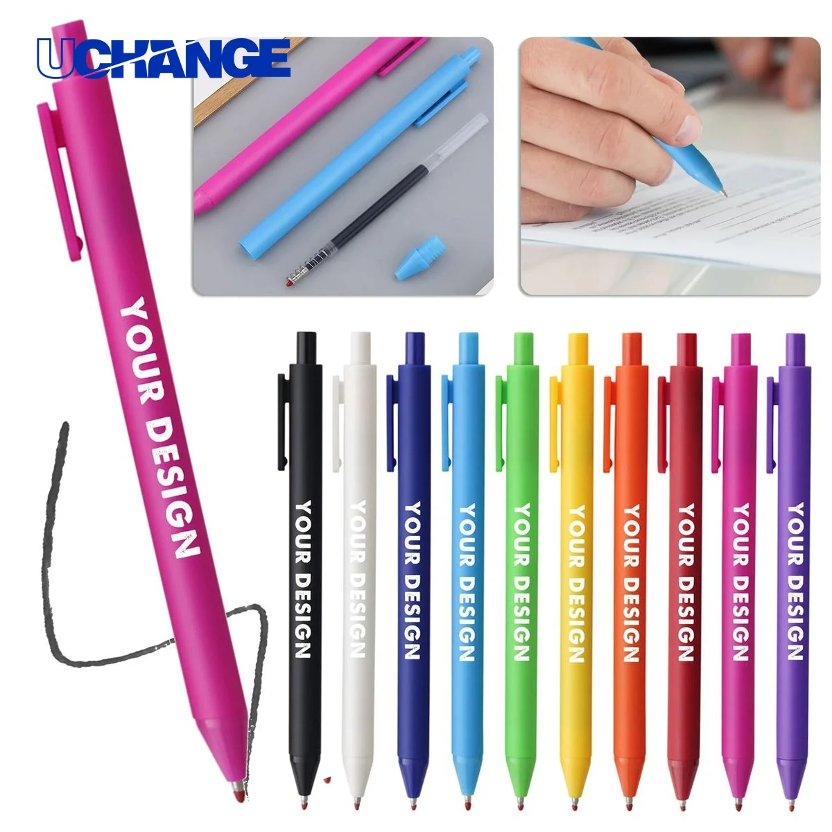 Candy Colors Soft Gel Pen for School 1