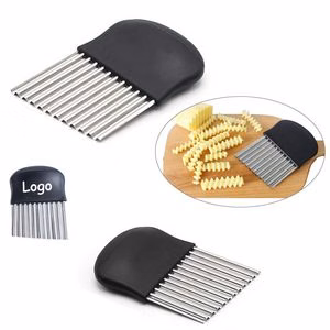 Premium Stainless Steel Wavy Crinkle Cutter Slicer