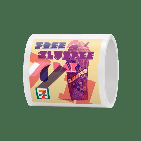 4" x 4" Square Roll Labels