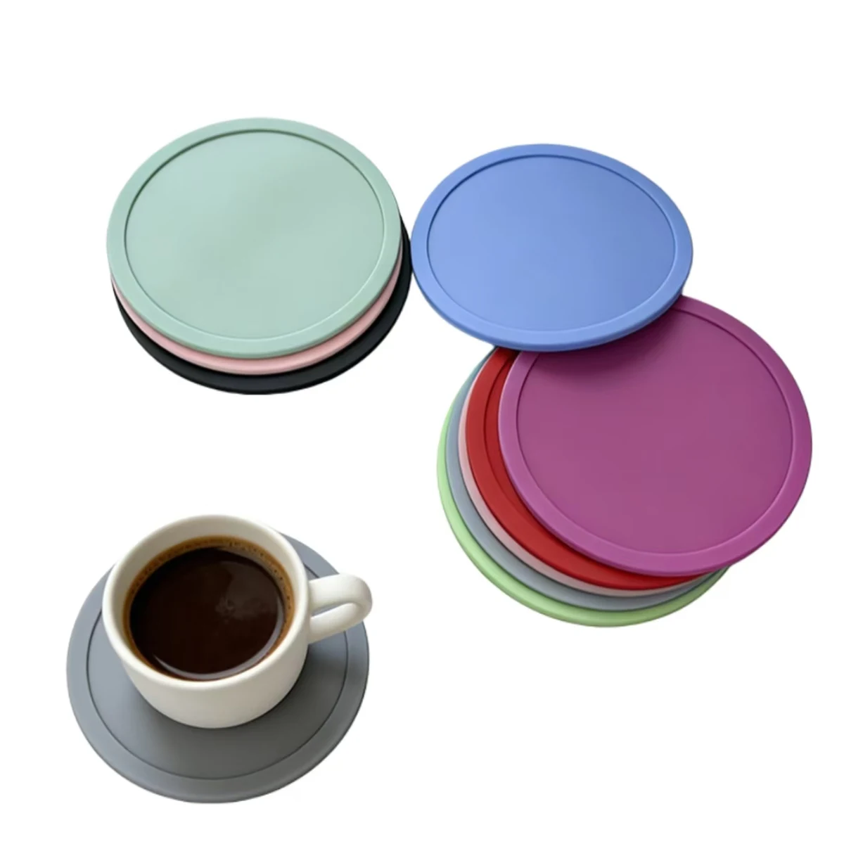 Laser Engraving Silicone Drink Coaster 1