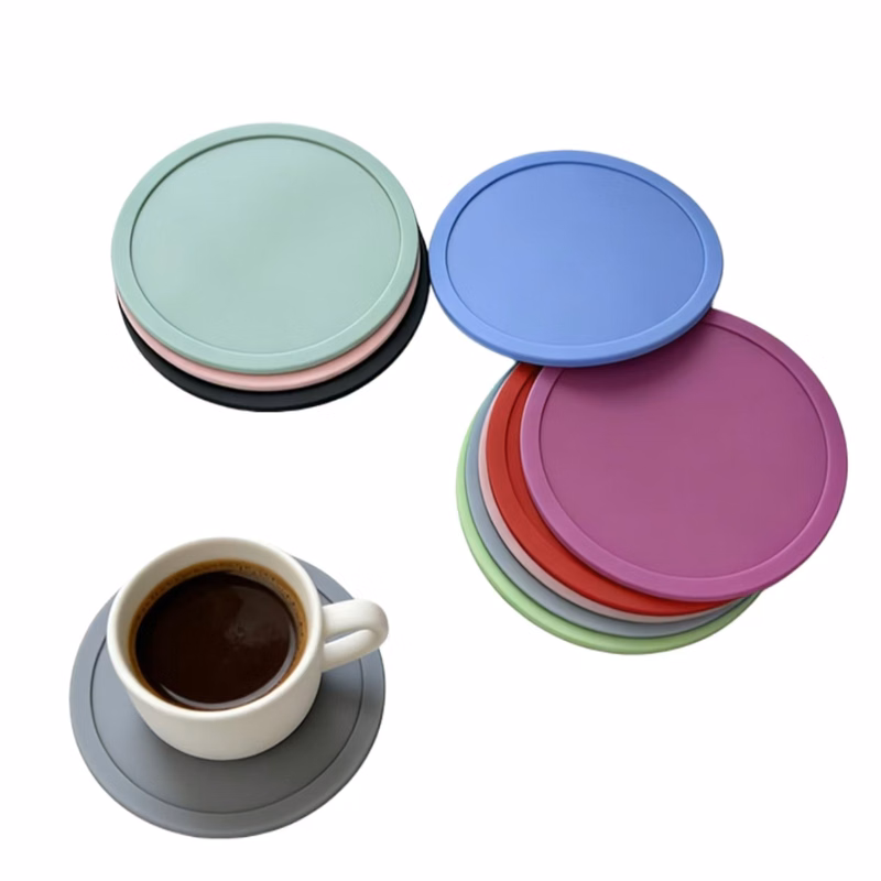 Laser Engraving Silicone Drink Coaster