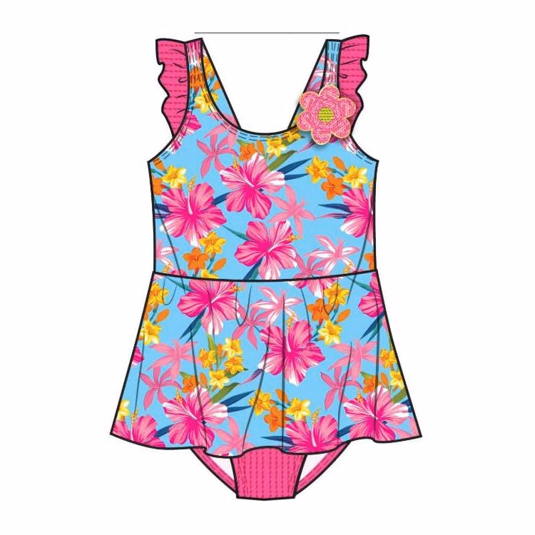 Girls One Piece Swimsuits Size 7-12