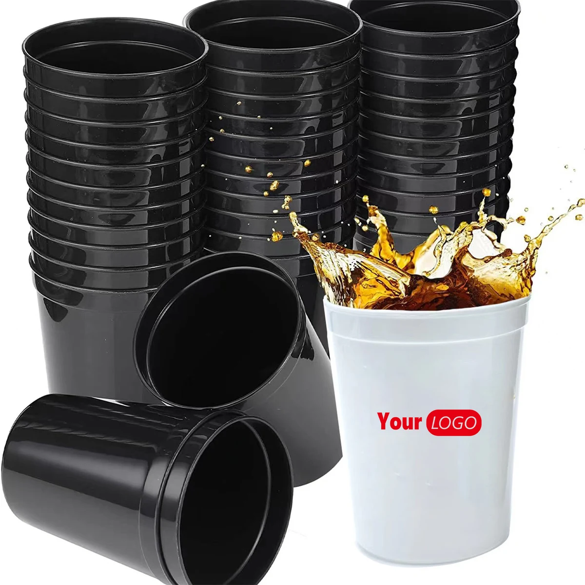 Plastic Custom Wedding Stadium Cups 1