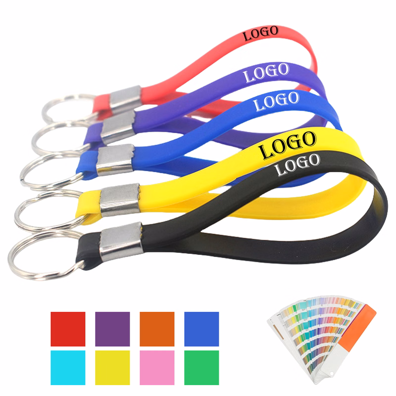 Trendy Silicone Keychains MOQ50