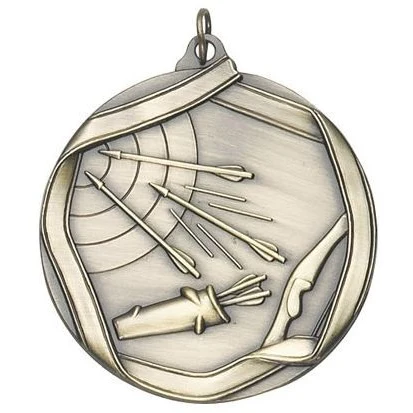 Archery Die Cast Medal, 2 1/4" 1