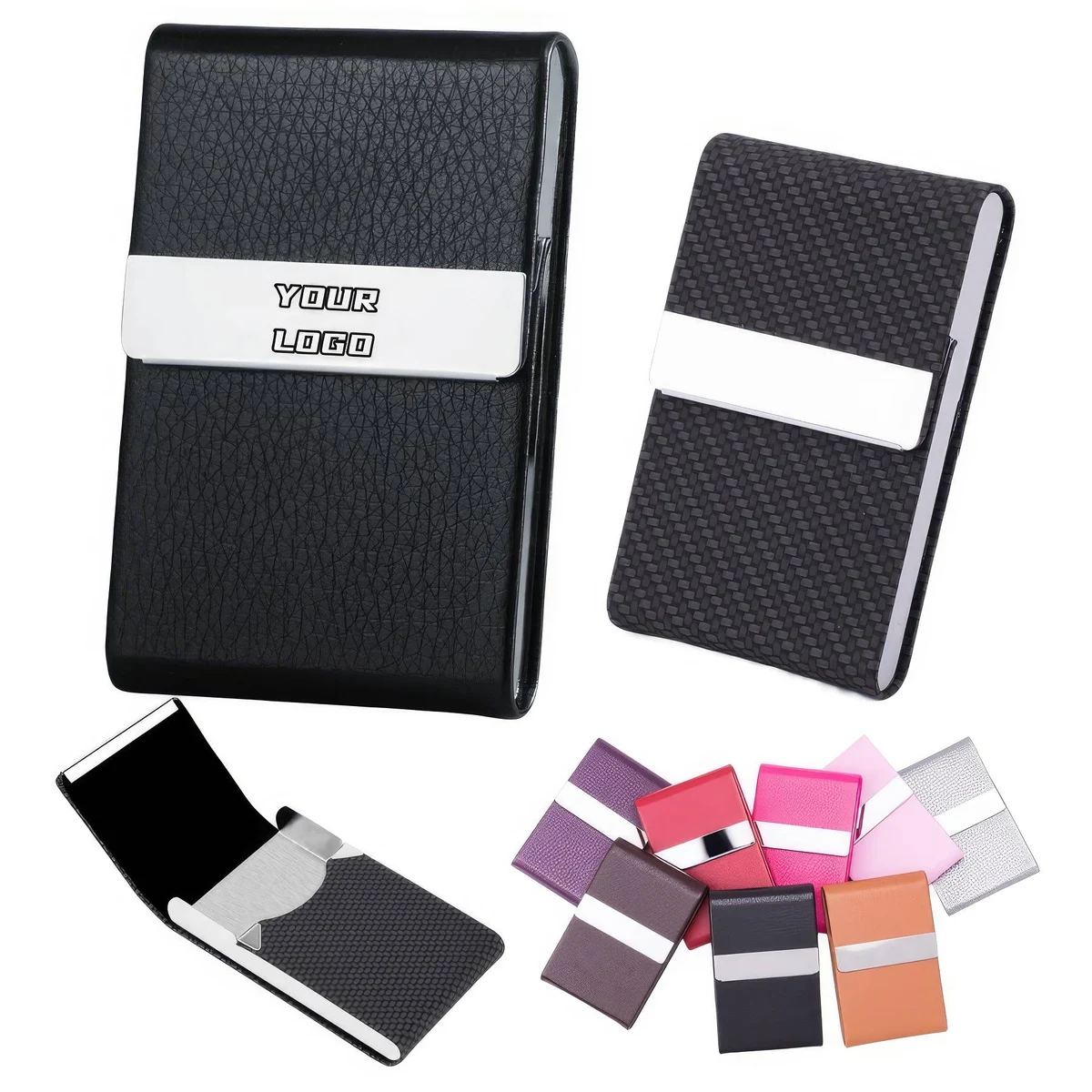 Slim Metal Pocket Business Card Holder 1
