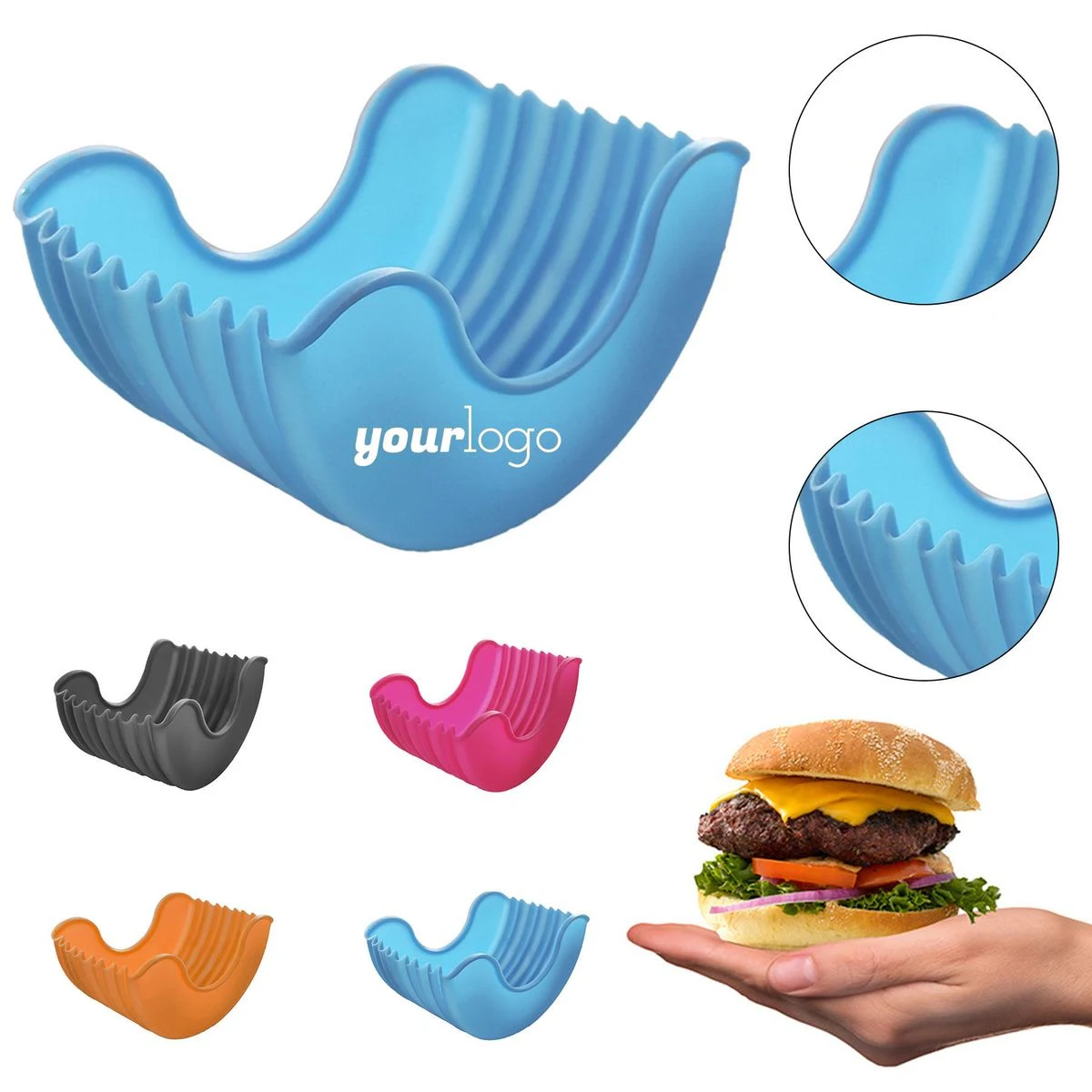 Silicone Burger Holder 1