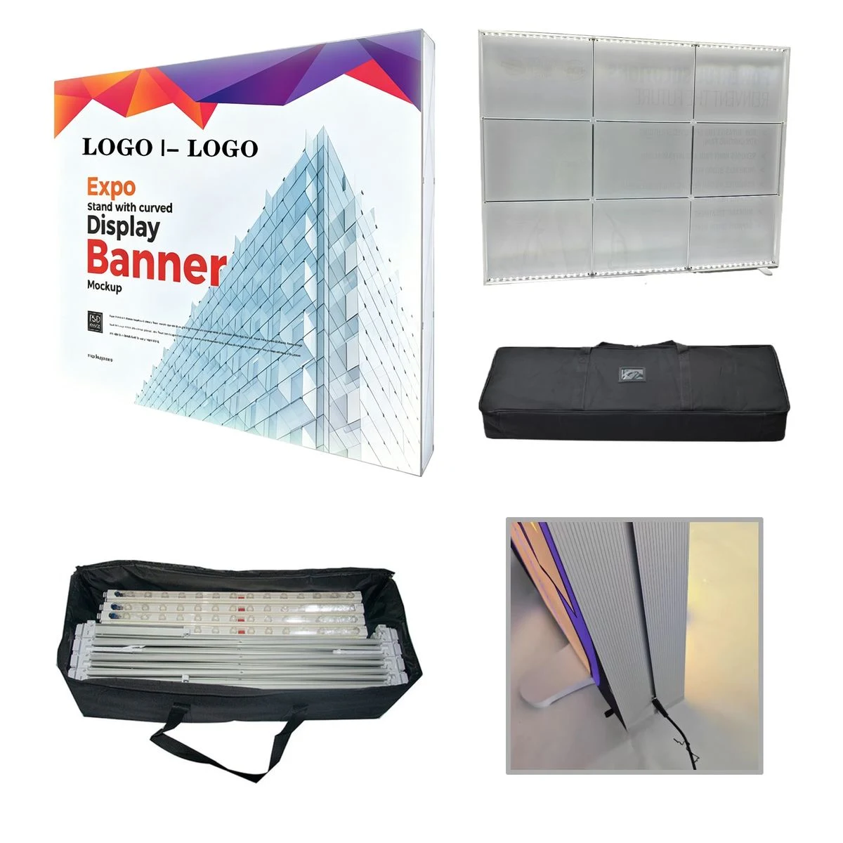 10Ft Large Advertising Fabric Light Box Display Stand 1