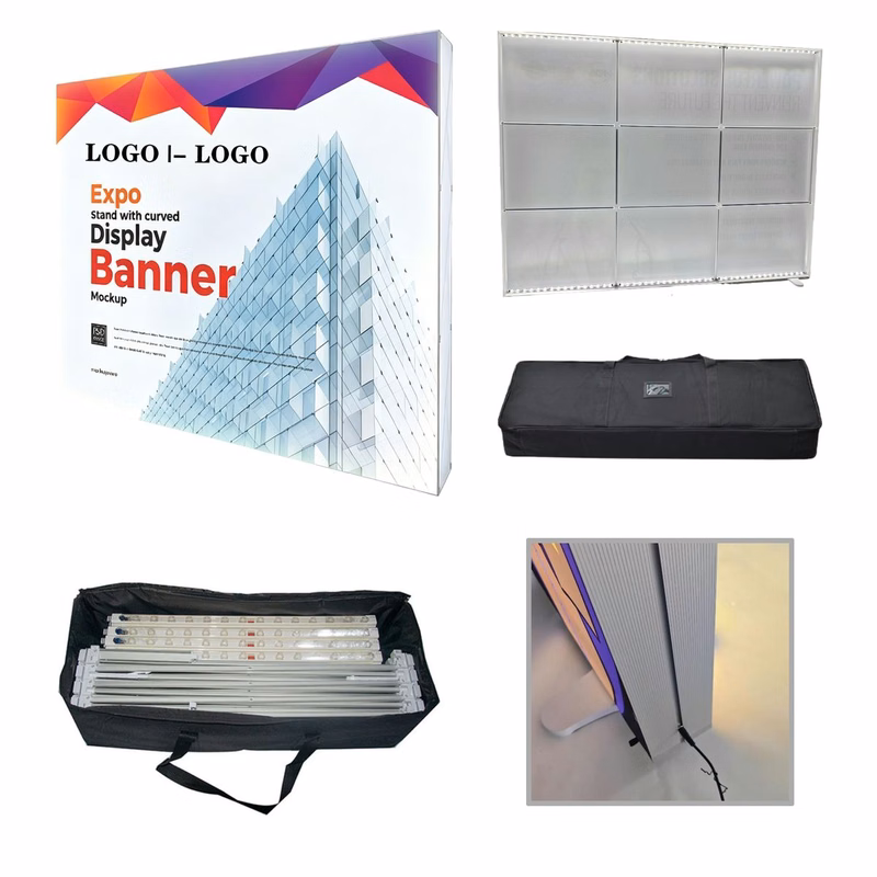 10Ft Large Advertising Fabric Light Box Display Stand