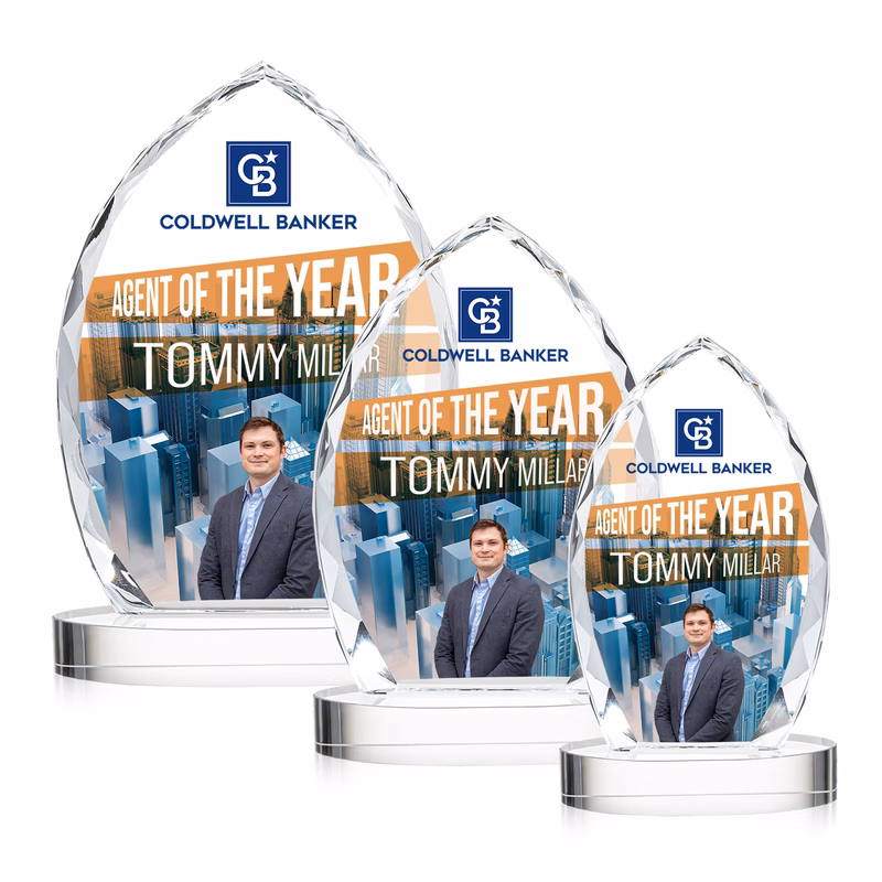 Wilton VividPrint™ Award on Alberton Base - Clear