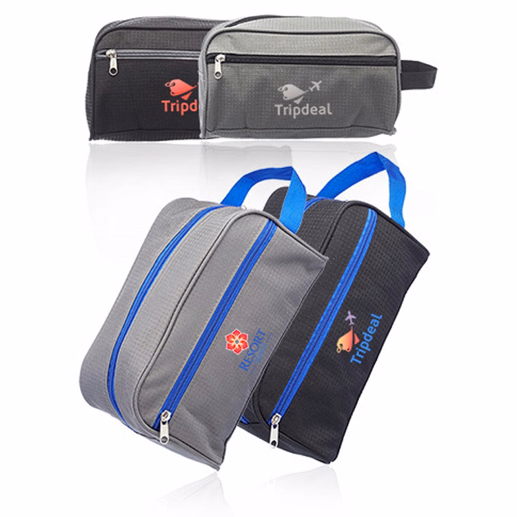 Travel Two Tone Toiletry Bags with Handle