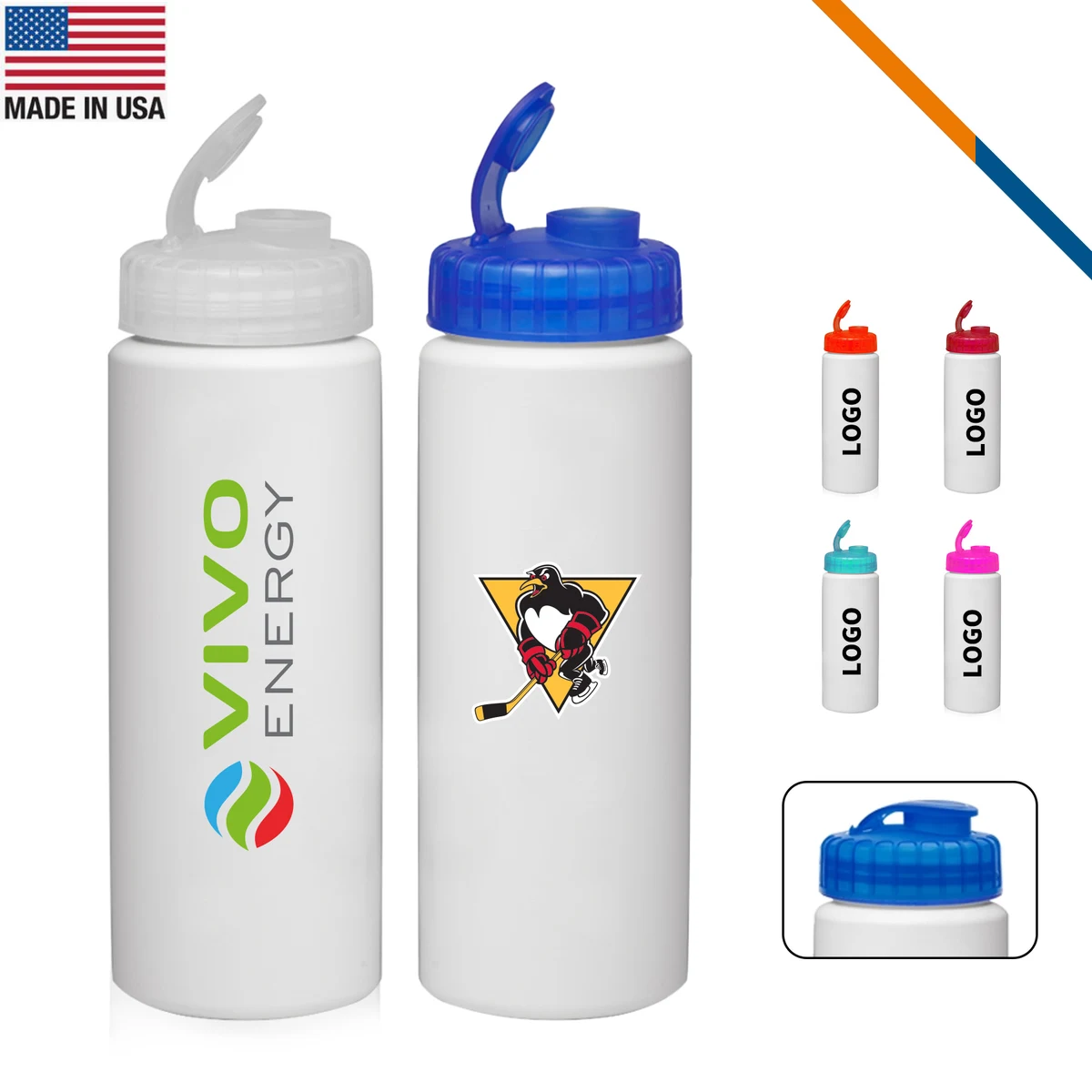 Walsh Plastic Water Bottles - 32OZ. 1