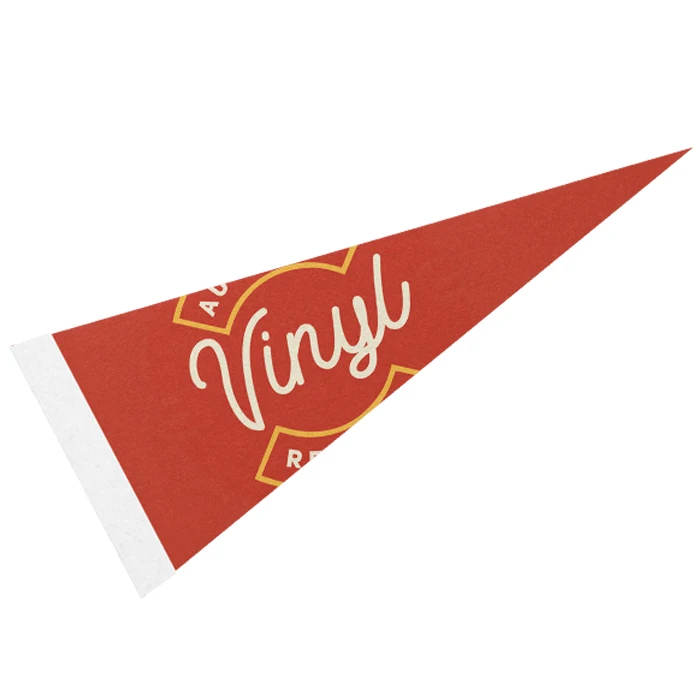 8" x 18" Full Color Felt Pennant - with Strip 1