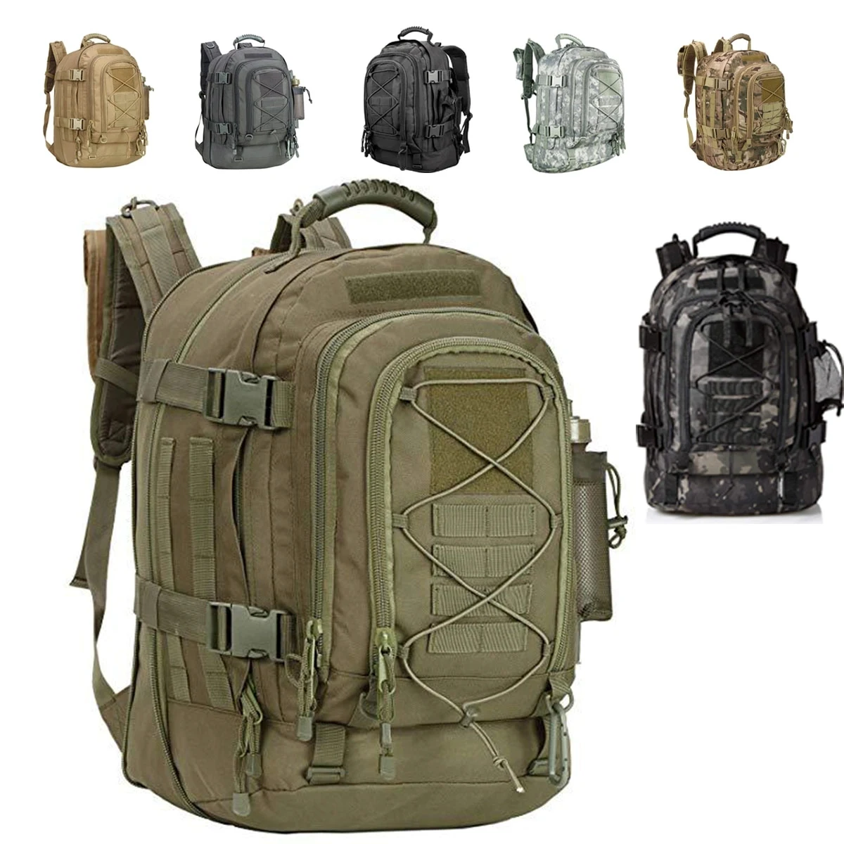 Large Capacity Military Tactical 39L-60L Backpack 1