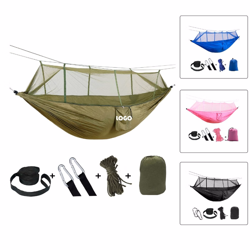 Portable Outdoor Camping Hammock With Mosquito Net