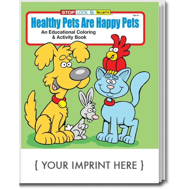 COLORING BOOK - Healthy Pets are Happy Pets Coloring & Activity Book 1