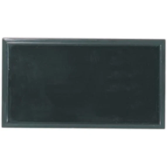 Black Rectangular Name Badge Frame with Square Corners 1