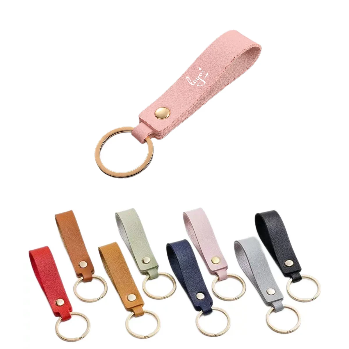 Personalized Leather Key Ring 1
