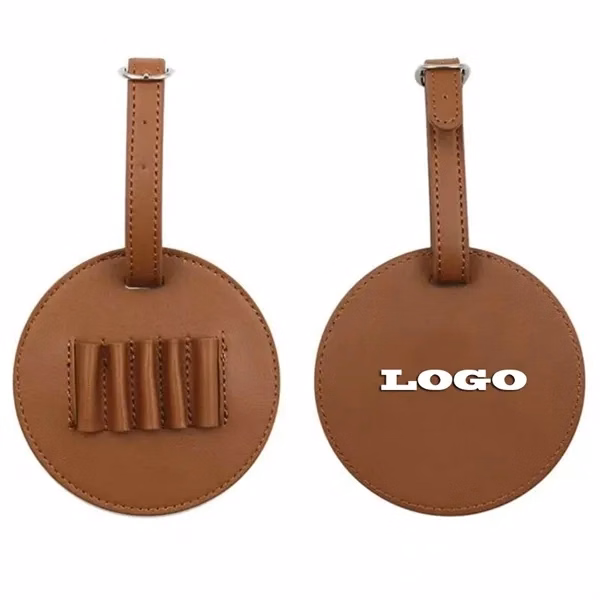 Waist-Mounted Wooden Tee Leather Golf Tee Holder for Outdoor, Fitness and Travel