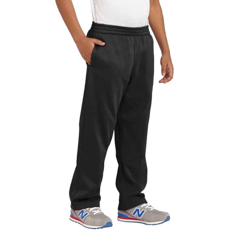 Sport-Tek Youth Sport-Wick Fleece Pant. 1