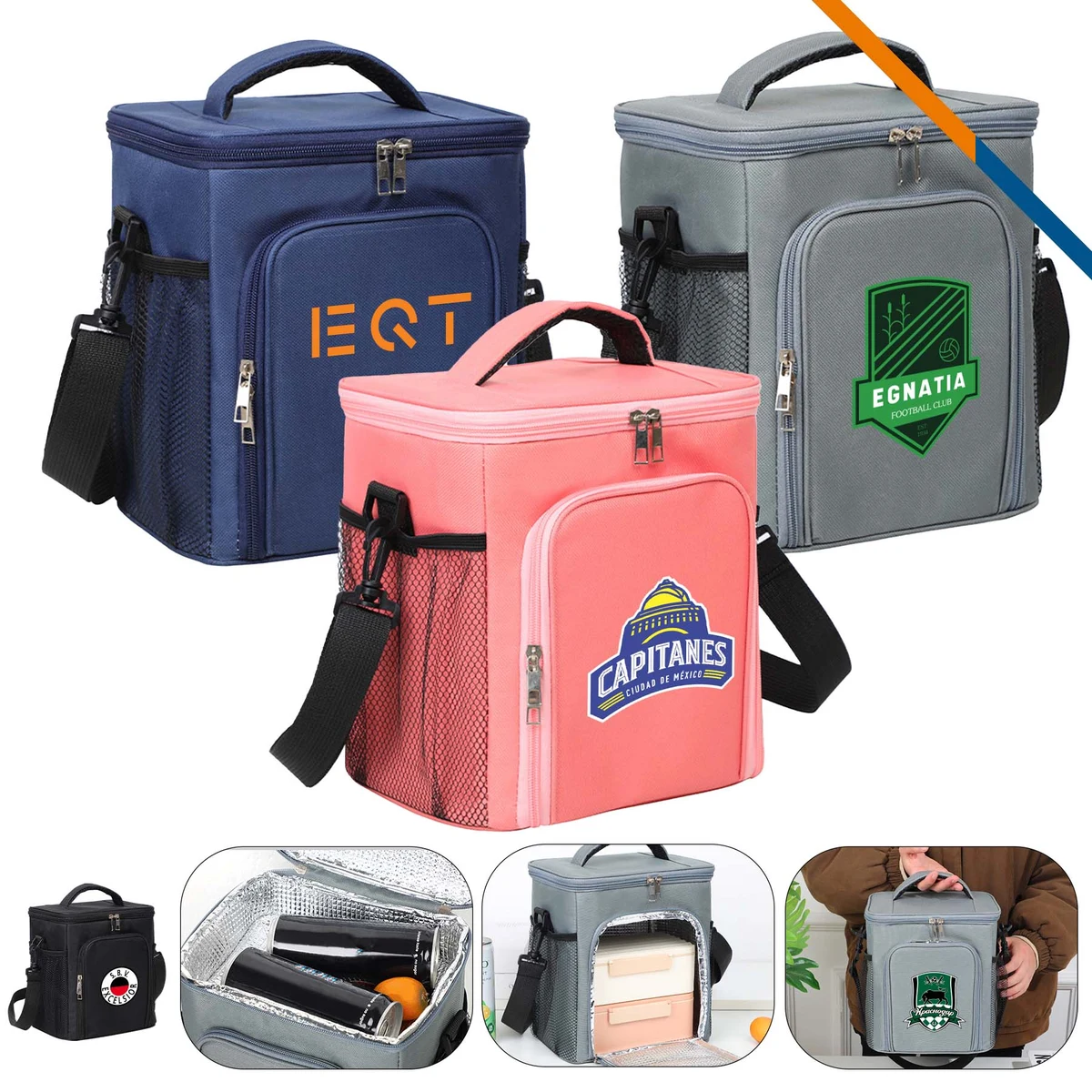 Pakfresh Double Layer Crossbody Cooler Bag 1